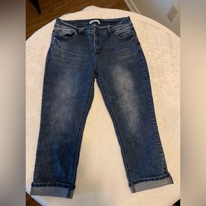 Harmony & Havoc cropped denim jeans